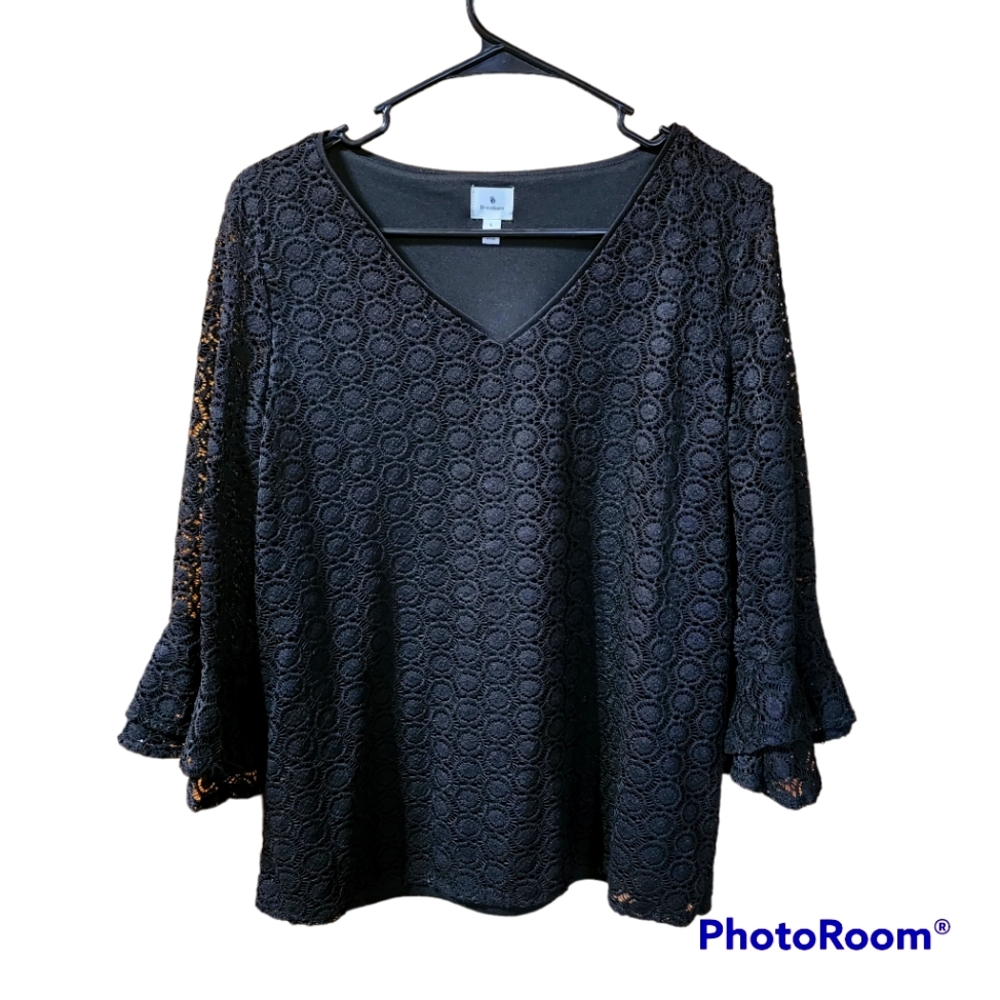 Womens Dressbarn V-Neck Blouse